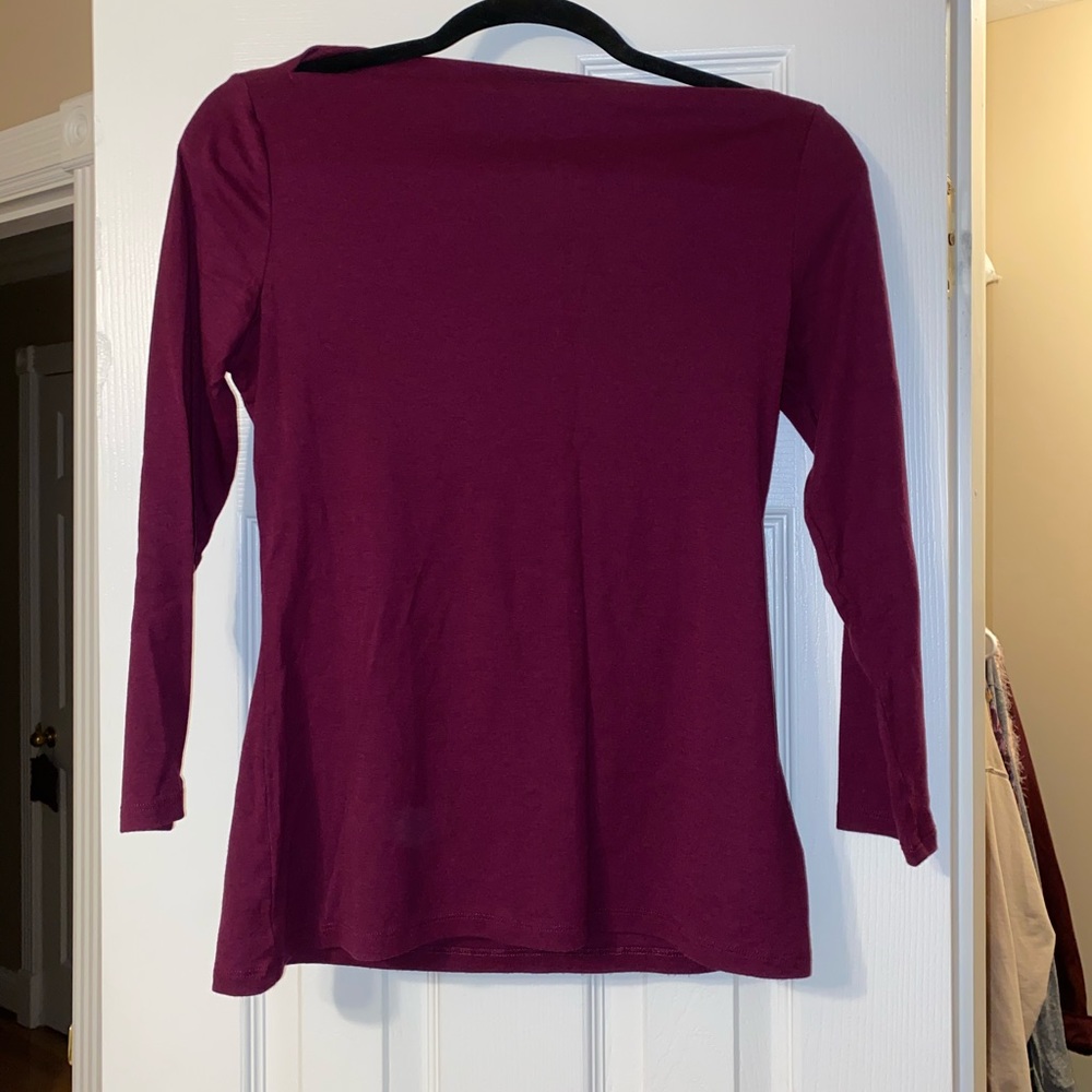 Boat neck T-shirt